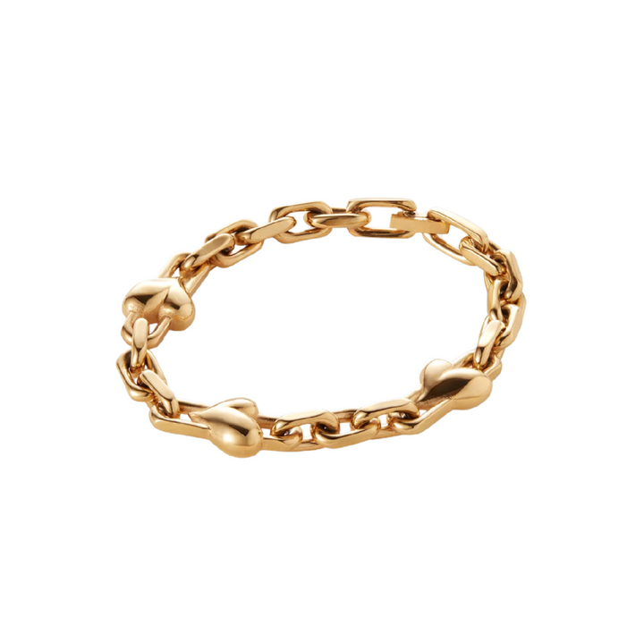 Art Heart Chain Bracelet