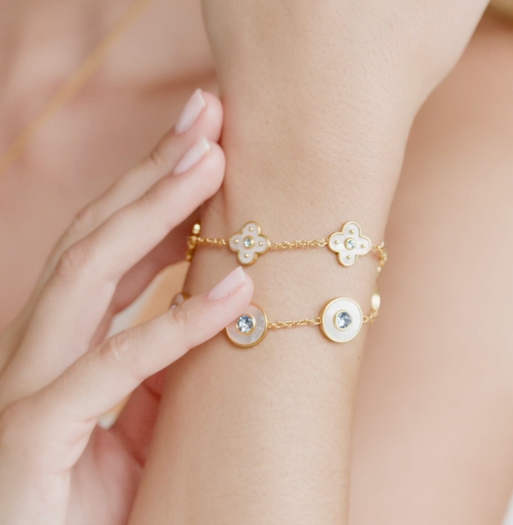 Colette Delicate Bracelet - Champagne