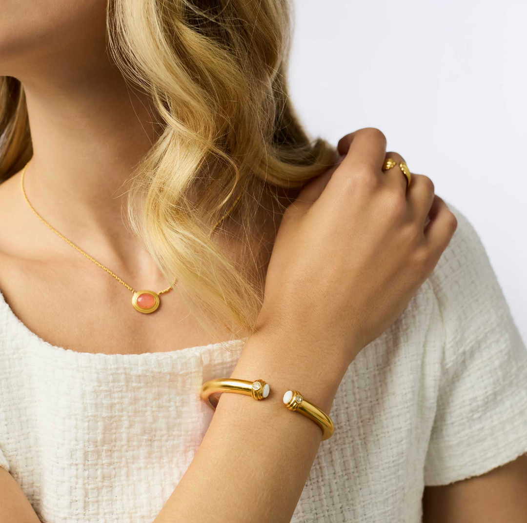 Portofino Demi Cuff - Aqua Jade