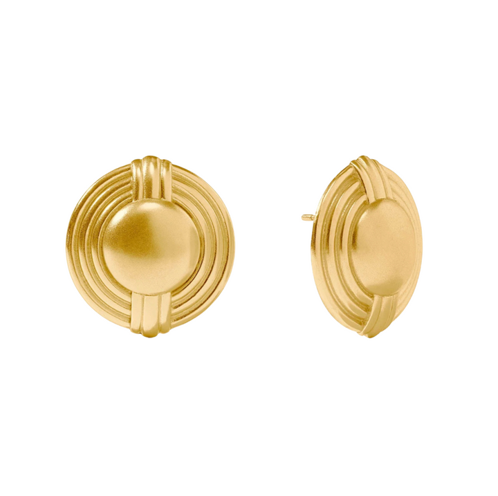 Portofino Statement Stud - Gold