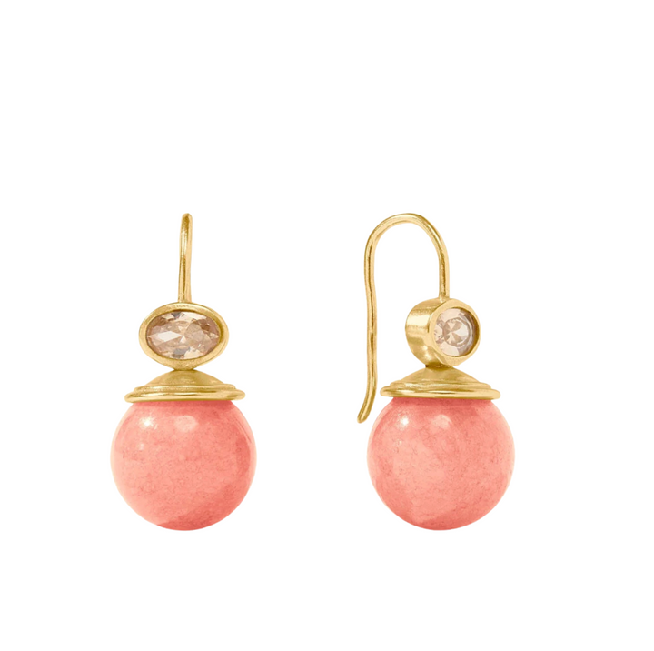 Portofino Demi Earring - Melon Jade