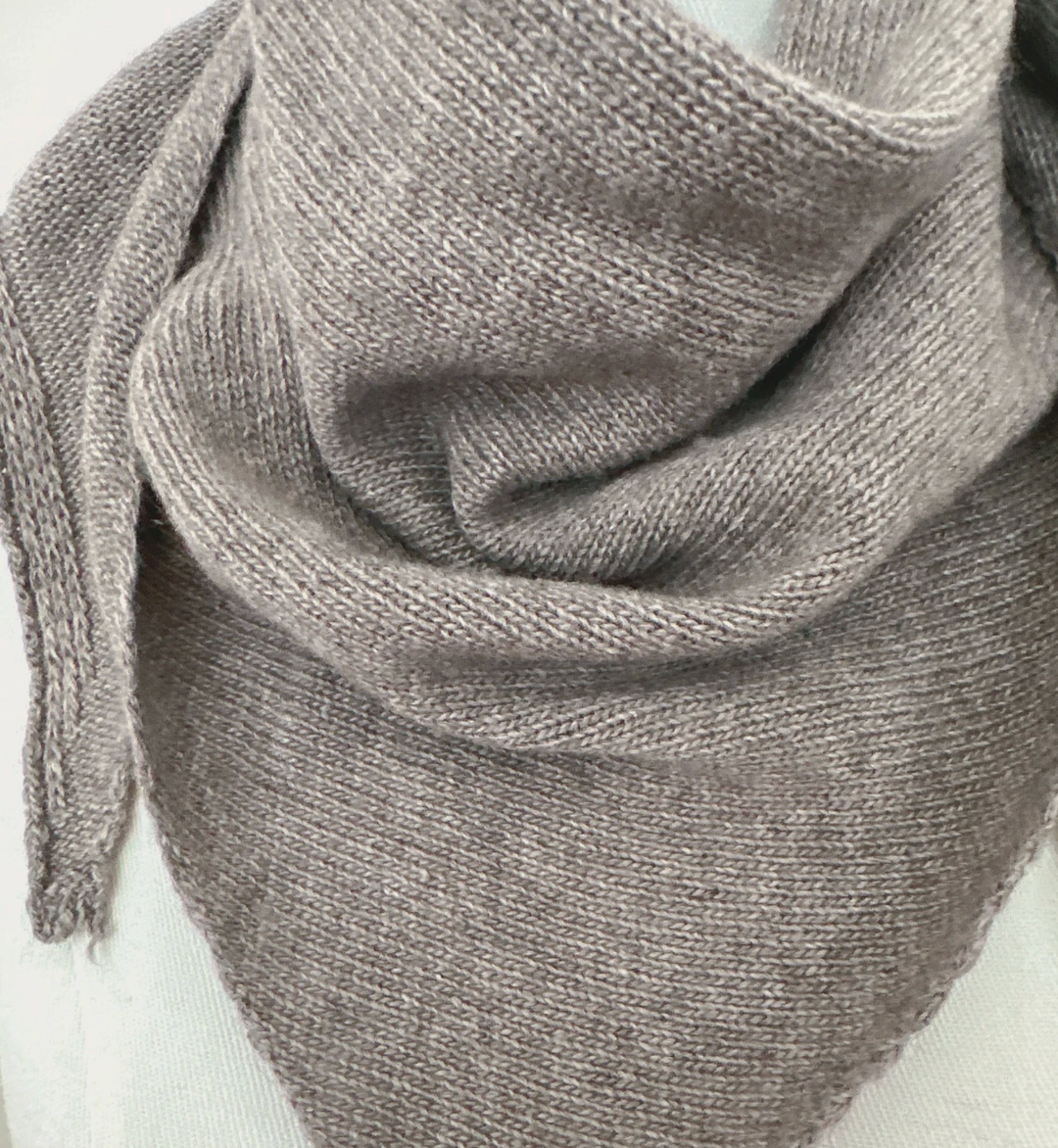 Petite Triangle Scarf - Espresso