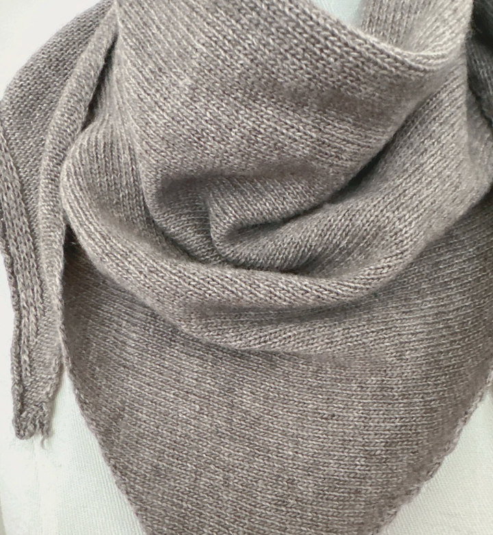 Petite Triangle Scarf - Espresso