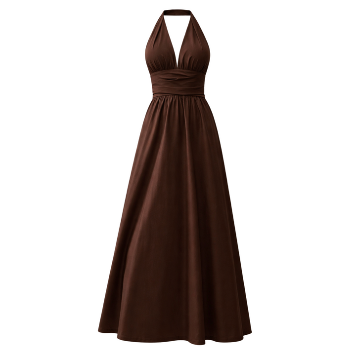 Lido Maxi Dress - Espresso
