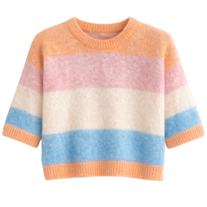 Easy Stripe Pullover - Pastel