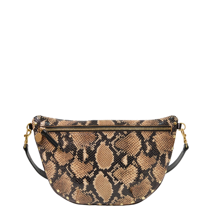 Grande Fanny - Tan Desert Snake w/ Piping & Studs
