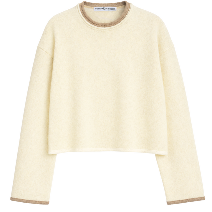 Emily Crewneck- Lemonade/Jute