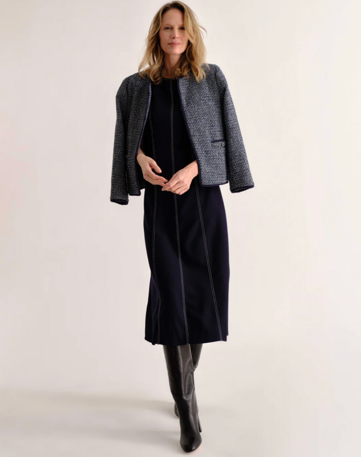 Rain Midi Dress - Dark Navy