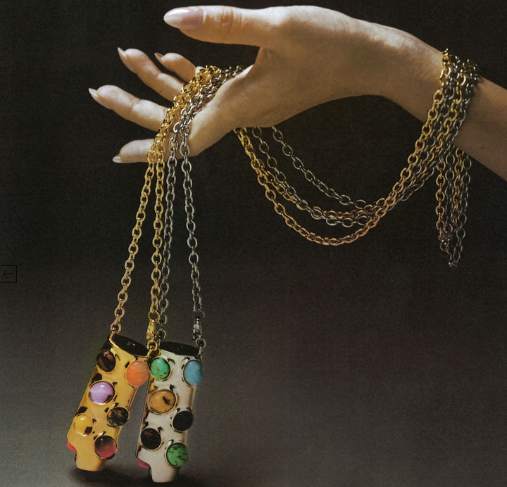 Stoned Crossbody Lighter Case - Turquoise