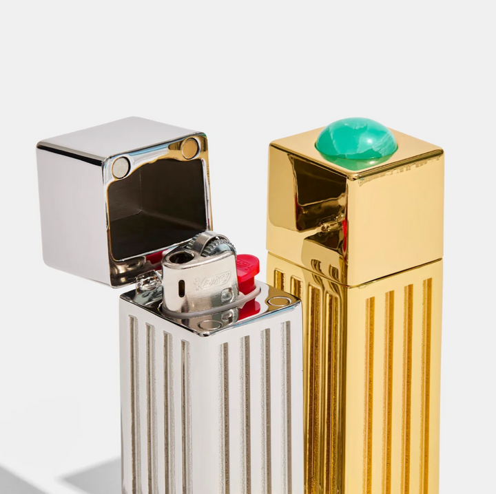 Lipstick Lighter Case - Silver