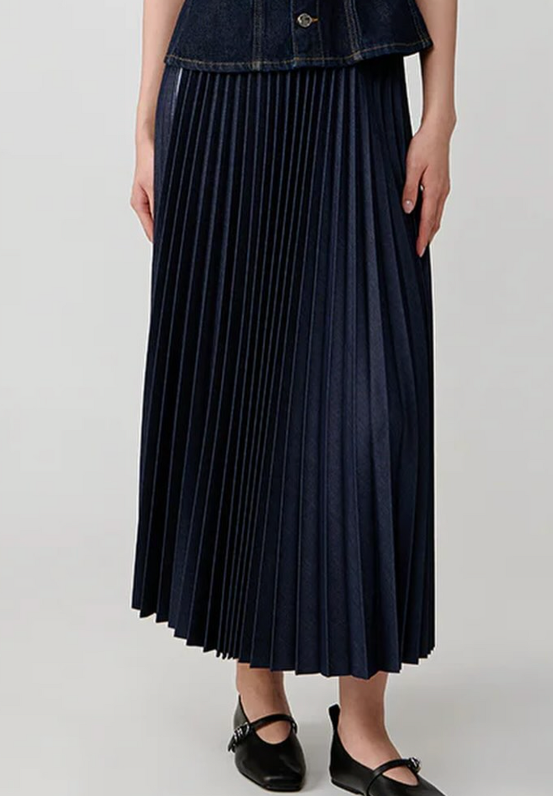 Denim Deluxe Skirt - Indigo