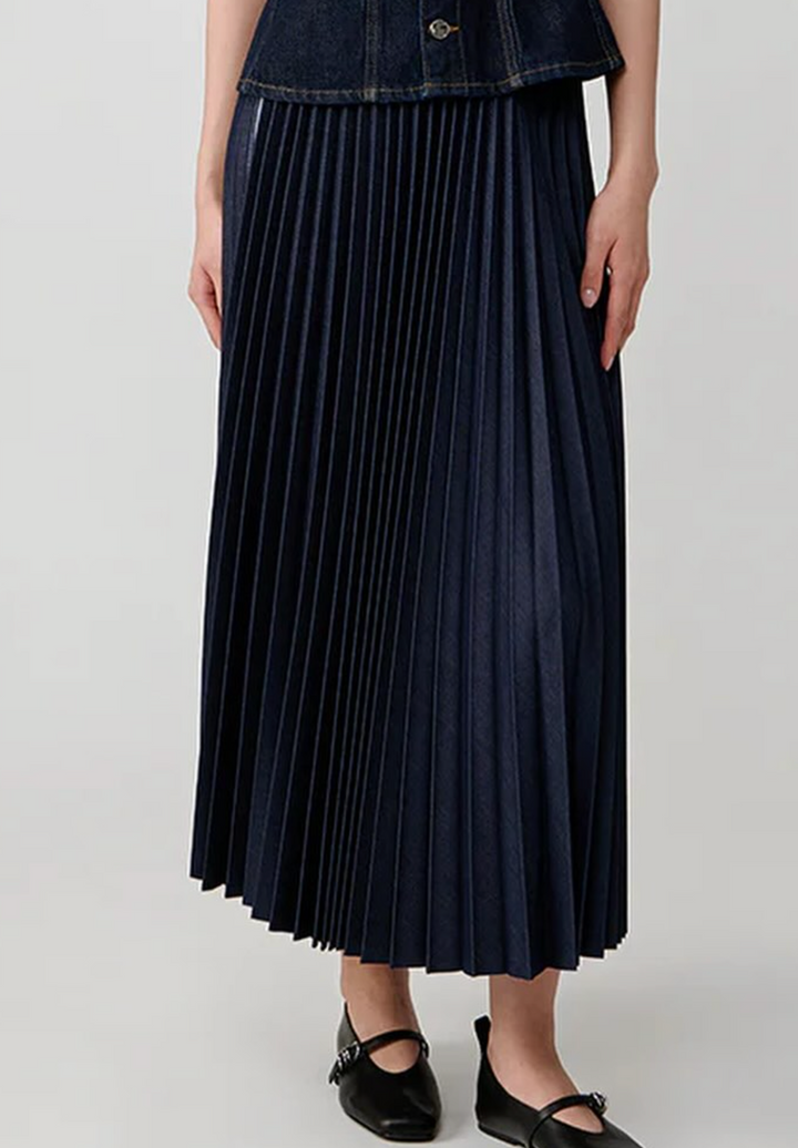 Denim Deluxe Skirt - Indigo