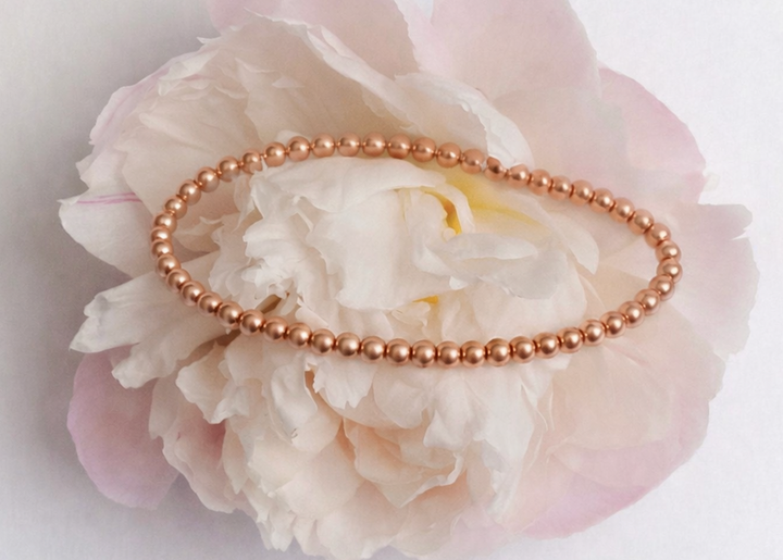 Plain Bracelet 3mm - Rose Gold
