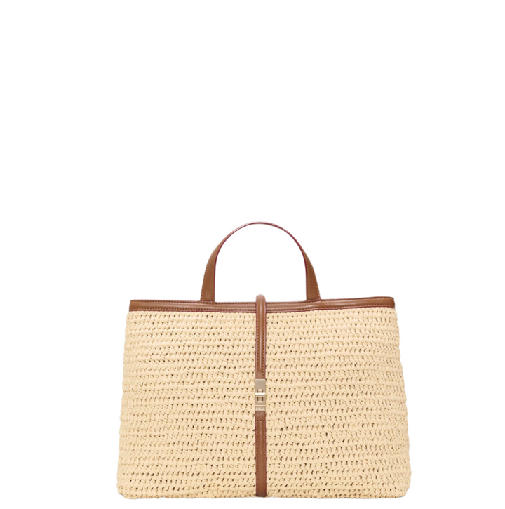 Medium Crochet Astor Top Handle - Camel Crochet