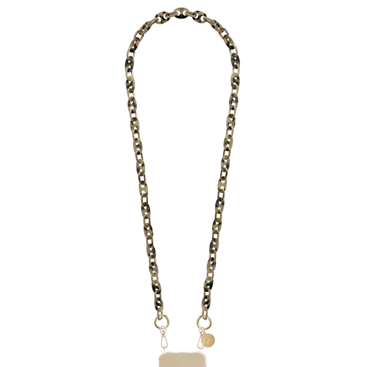 Becky Long Chain - Beige Tortoiseshell