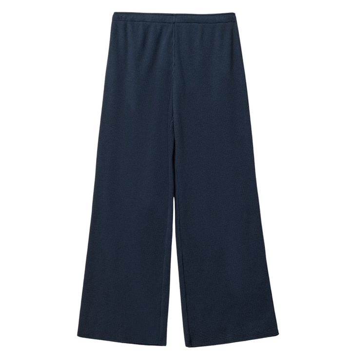 Shane Waffle Drawcord Pant - Navy