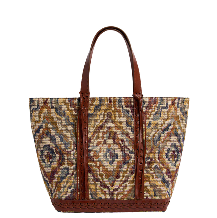 Jacquard L Cabas Tote - Multi