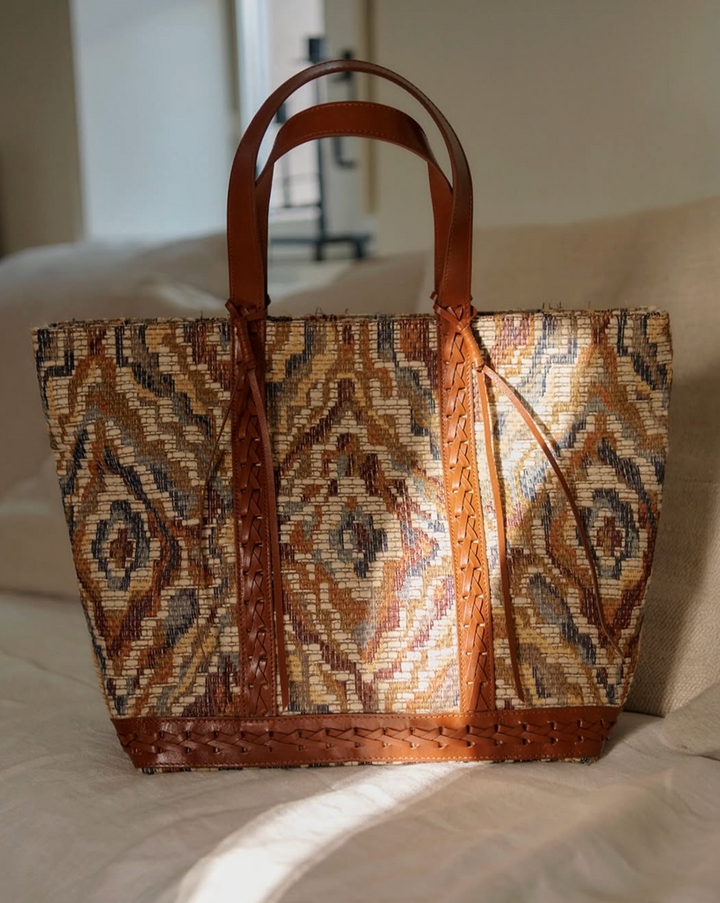 Jacquard L Cabas Tote - Multi