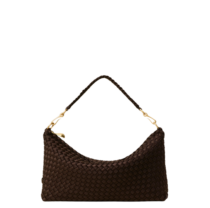 Porto Small Half-Moon Bag - Chocolate