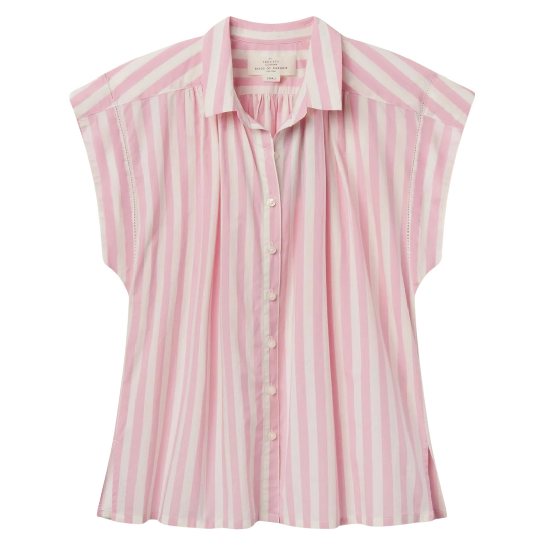 Della Shirt - Pink Stripe