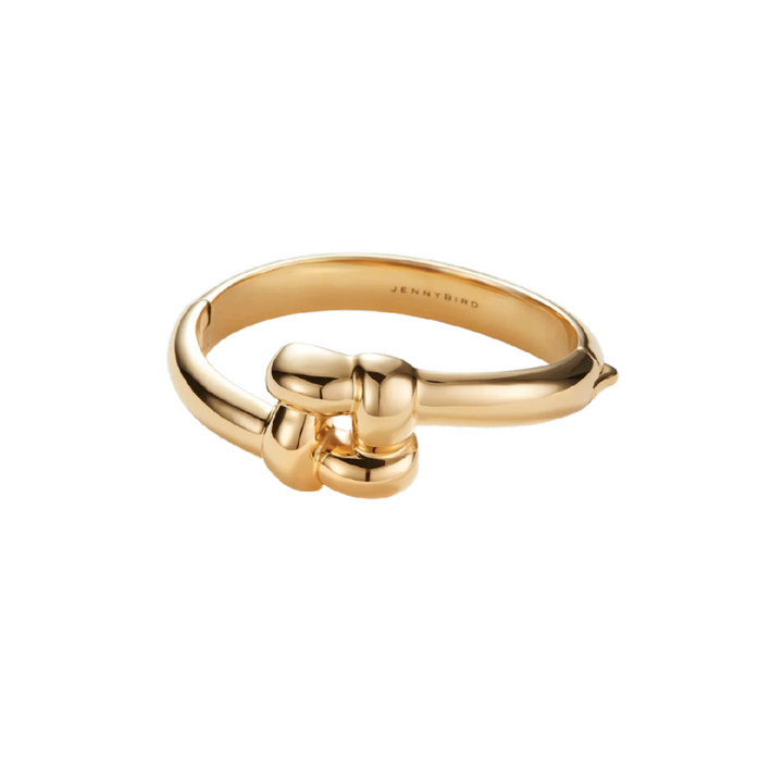 Woven Square Bangle - Gold