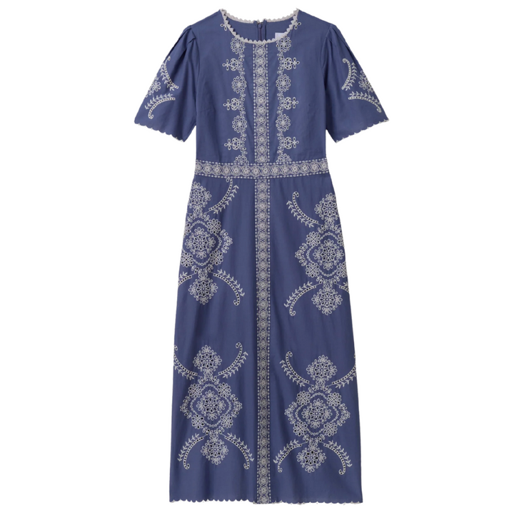 Bobbi Midi Dress - Indigo