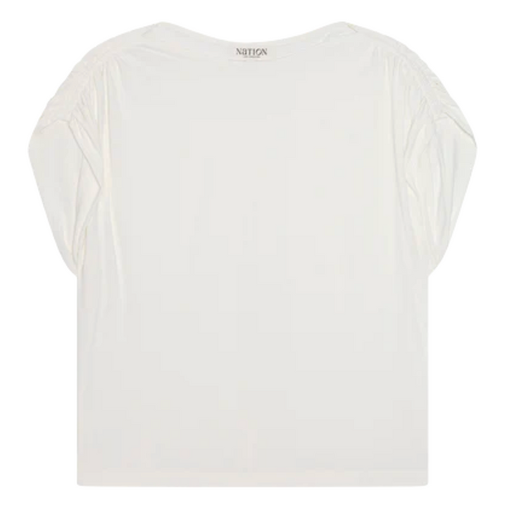 Rebecca Boatneck Tee - Porcelain