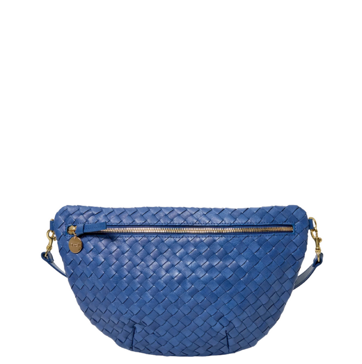 Grande Fanny - French Blue Diagonal Woven