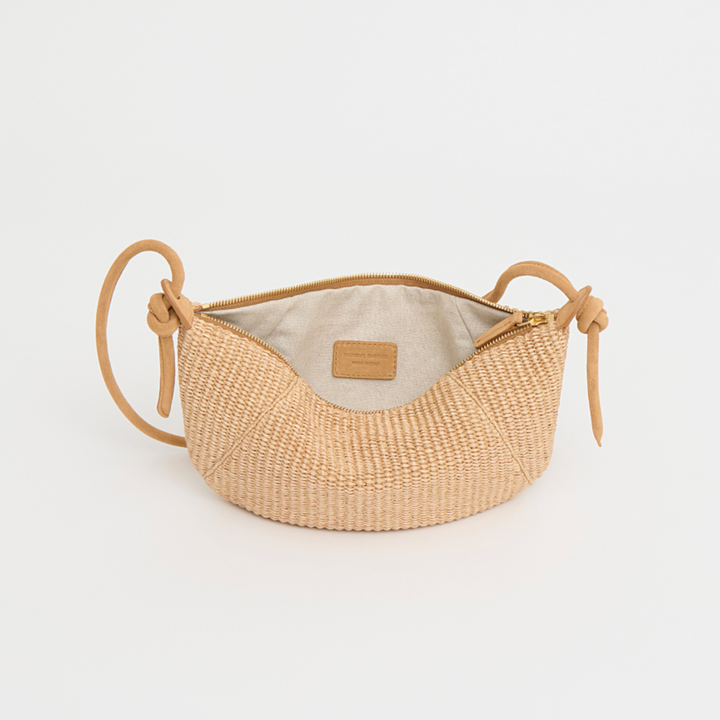 Mini Fortuna Crossbody - Natural