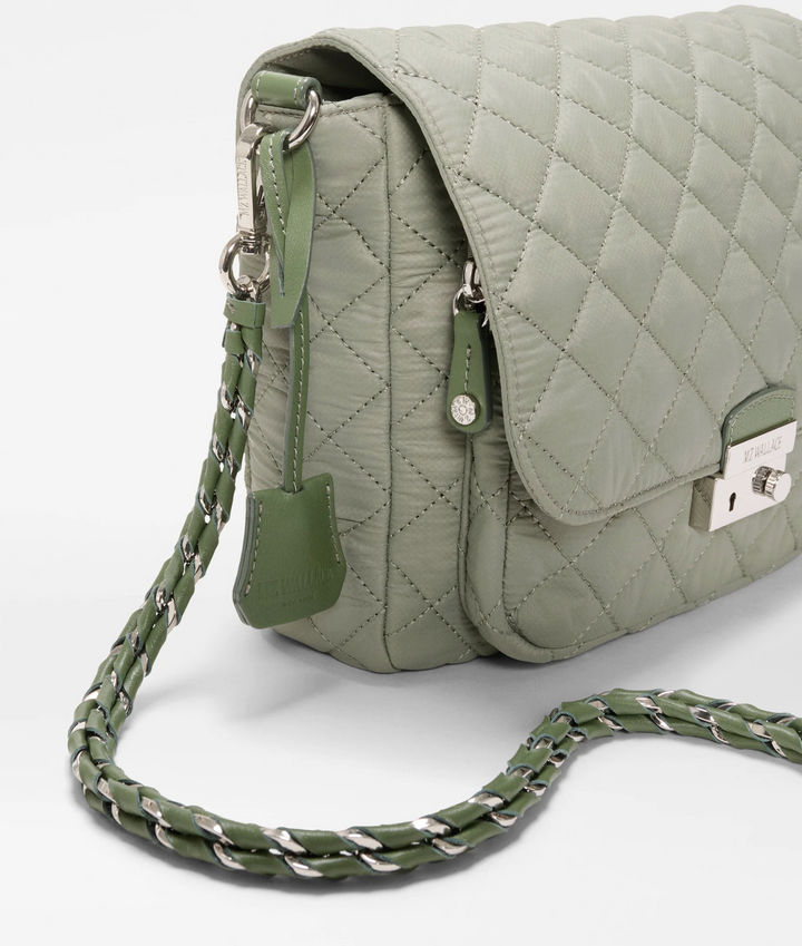 Medium Crosby Lock Crossbody - Agave Green