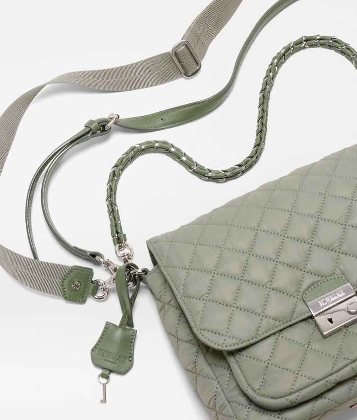 Medium Crosby Lock Crossbody - Agave Green