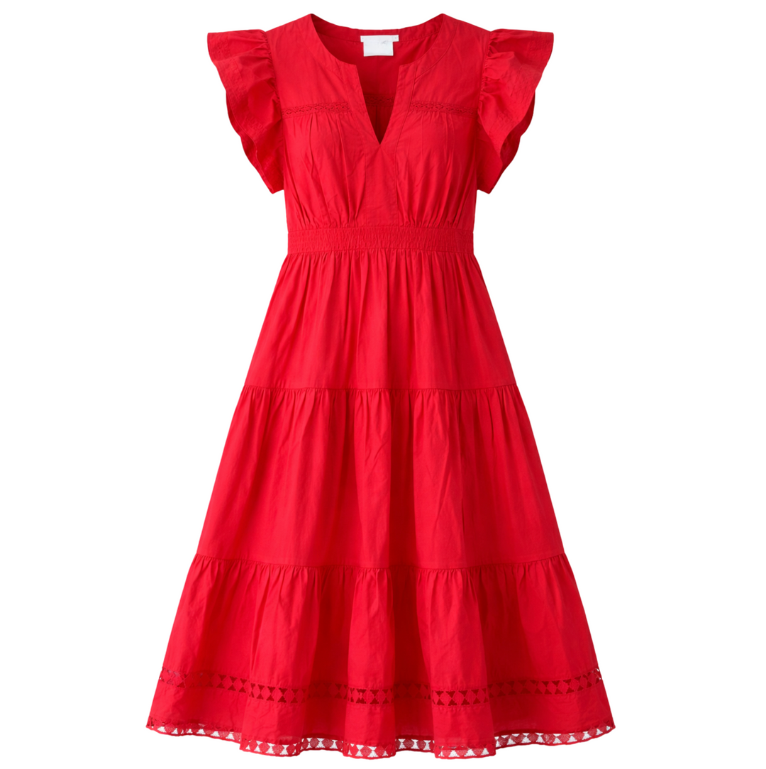 Maura Dress - Cherry
