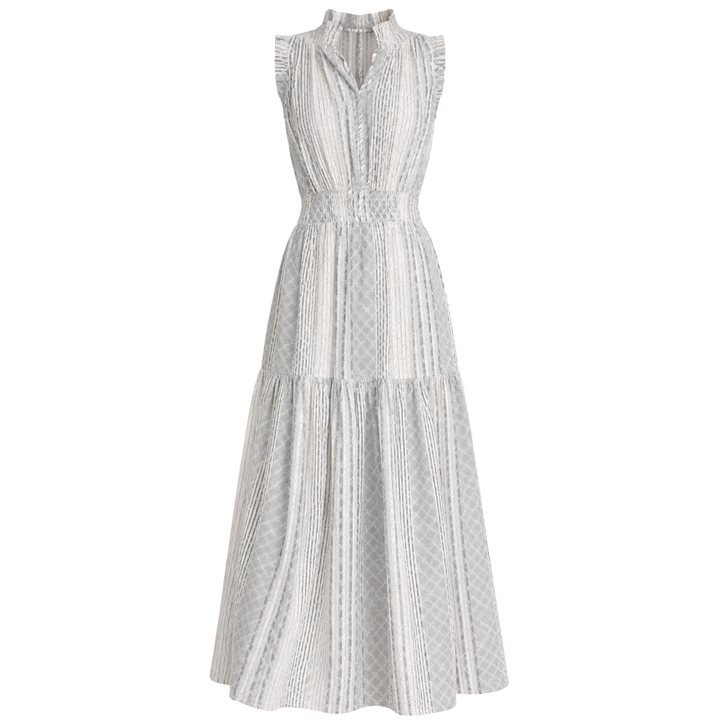 Alessi Dress - Striped Eyelet