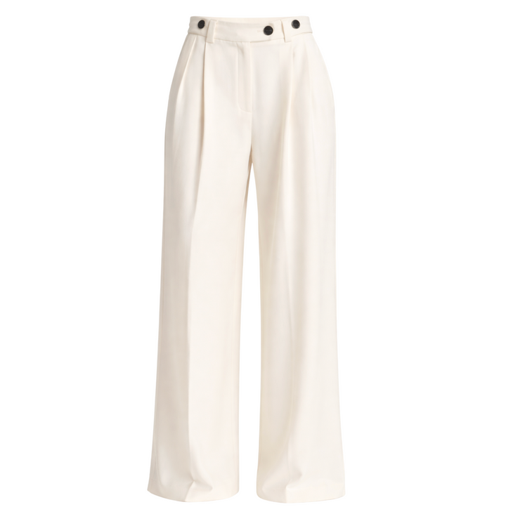 Solace Crepe Trouser - Ivory