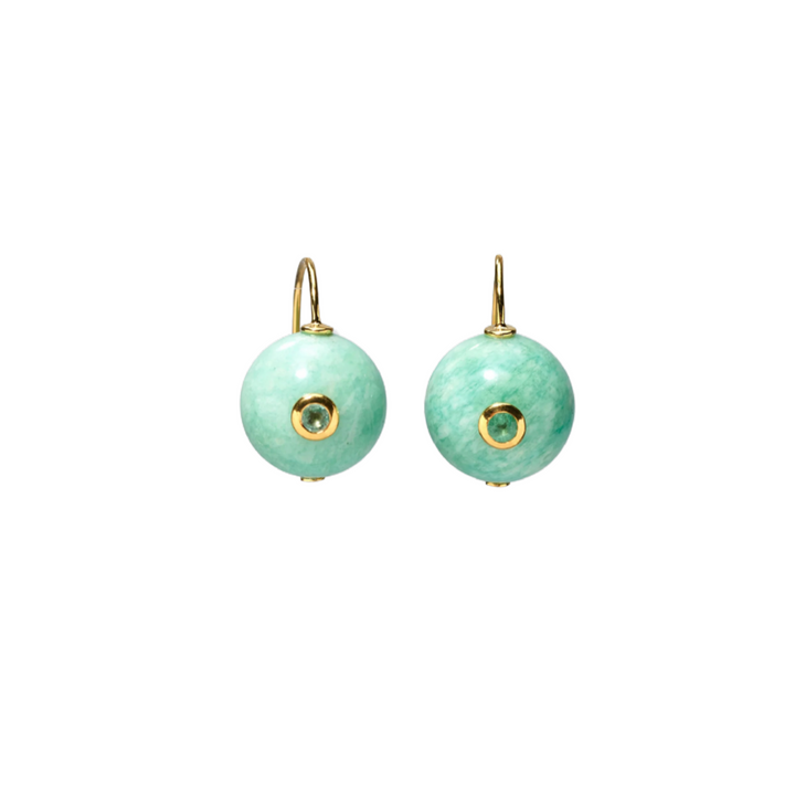 Comet Earrings - Amazonite
