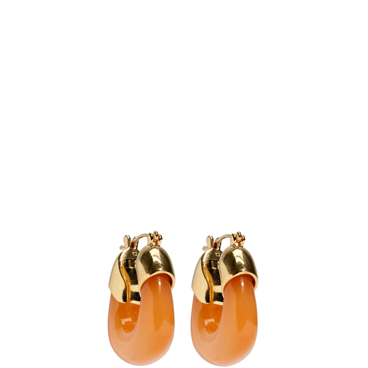 Mini Organic Hoops - Tangerine