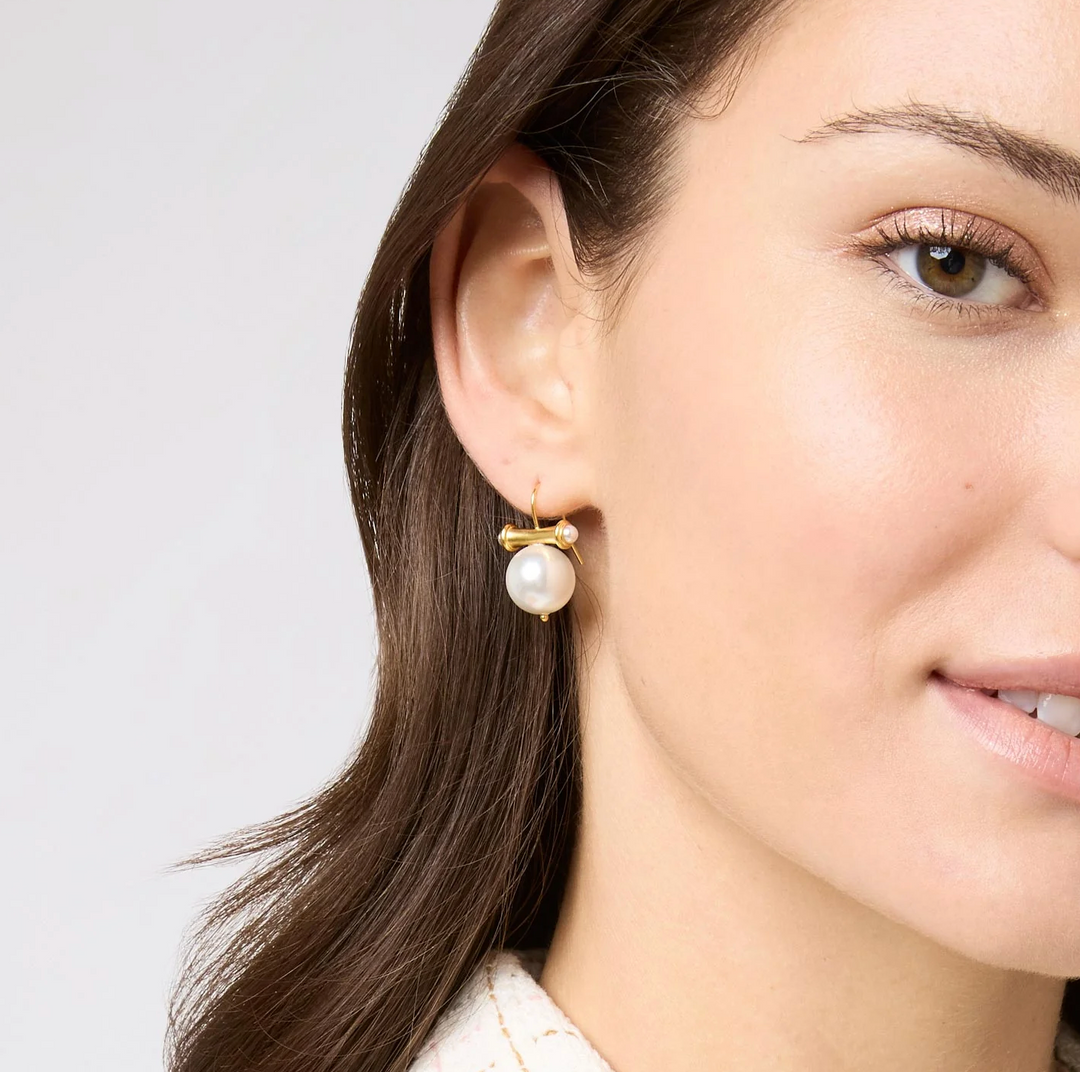 Bamboo Pearl Earring