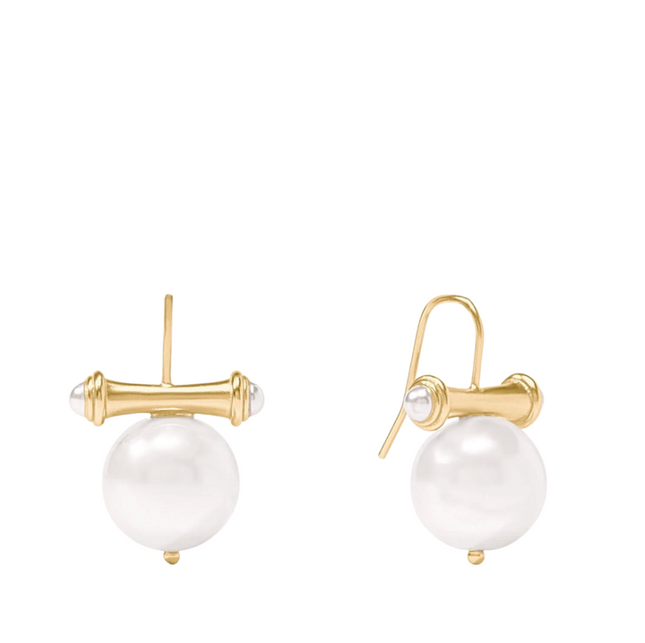 Bamboo Pearl Earring
