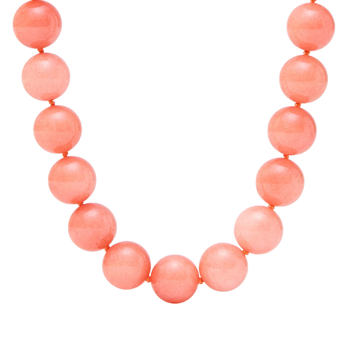 Portofino Beaded Necklace - Melon Jade