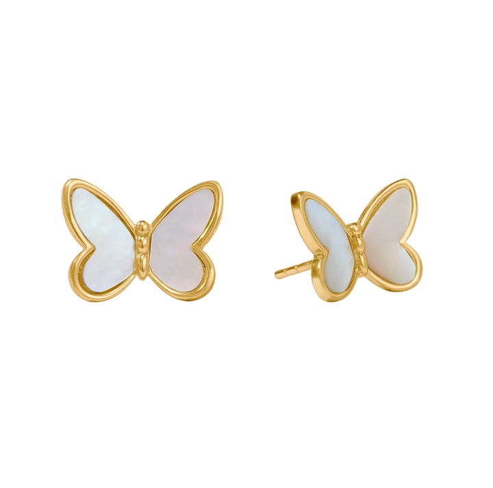 Papillon Stud - Mother of Pearl