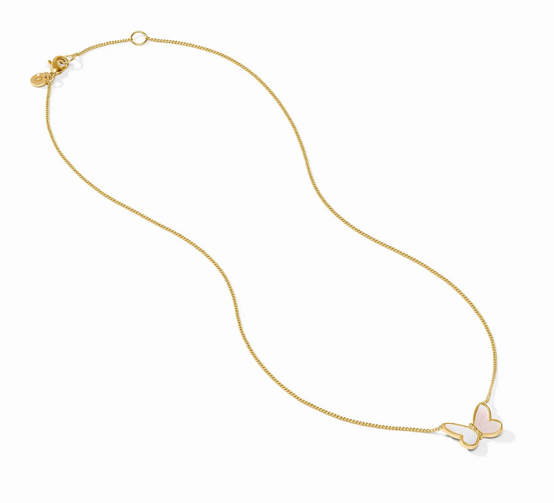 Papillon Delicate Necklace - Mother of Pearl