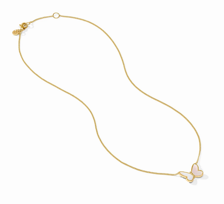 Papillon Delicate Necklace - Mother of Pearl