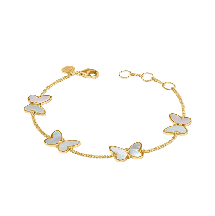 Papillon Delicate Bracelet - Mother of Pearl