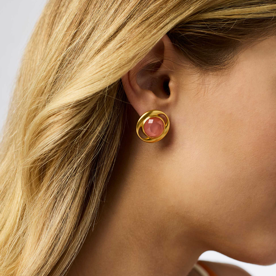 Laguna Stone Stud - Iridescent Clear Crystal