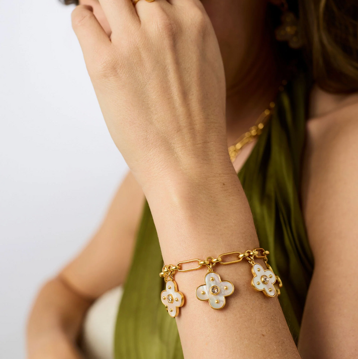 Colette Charm Bracelet - Champagne