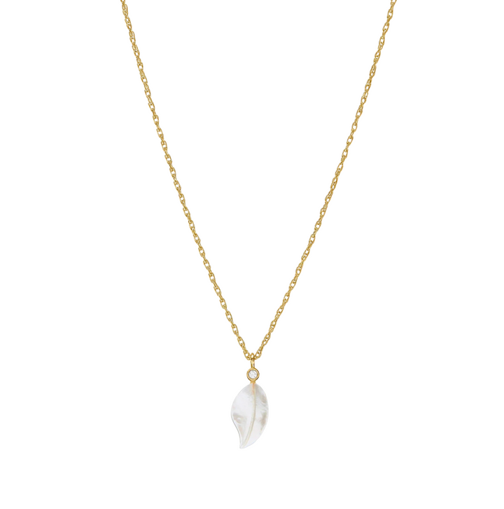 Willow Delicate Necklace - Mother of Pearl