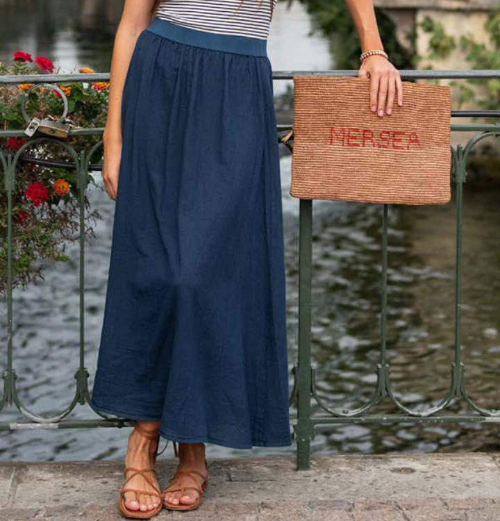 Hermosa Maxi Skirt - Navy