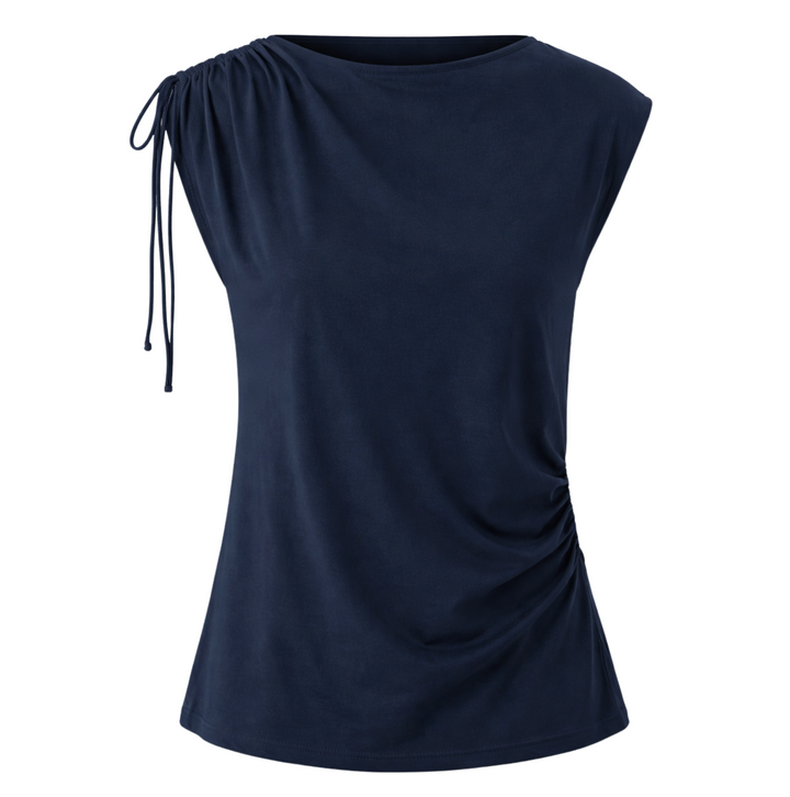 Julie Shoulder Tie Top - Night Sky