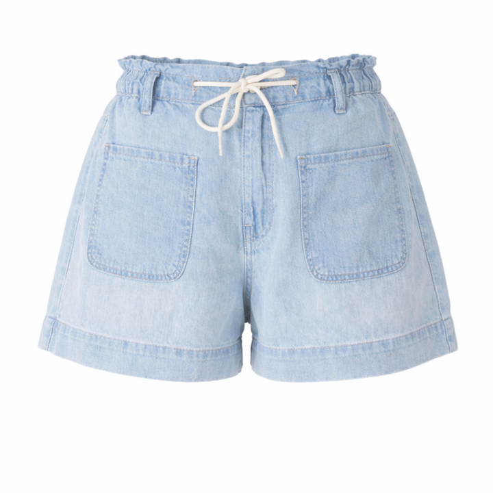 Londonberry Linen Denim Short - Salty