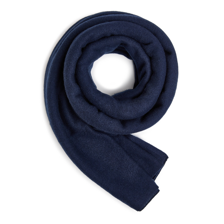 The Cashmere Travel Wrap Navy